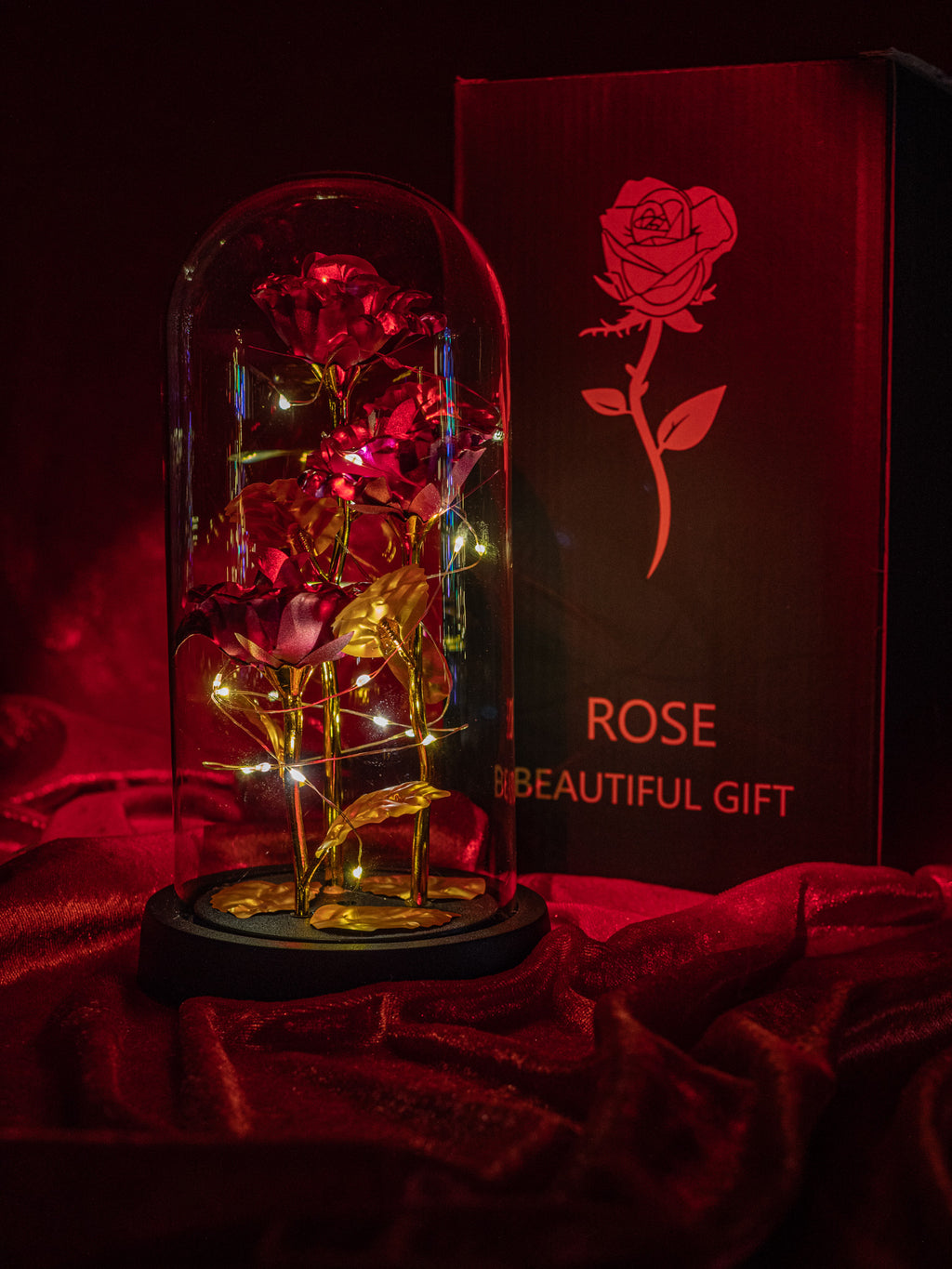 Purpurowe trio w złotym blasku